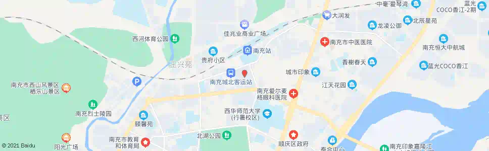 南充英才街口_公交站地图_南充公交_妙搜公交查询2025