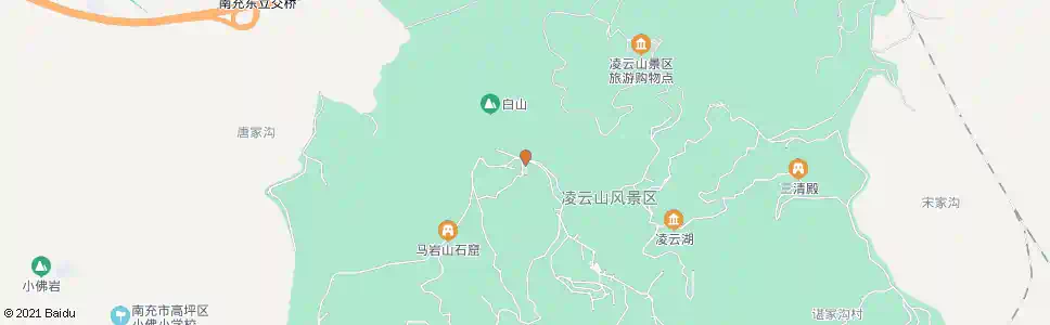 南充白山_公交站地图_南充公交_妙搜公交查询2025