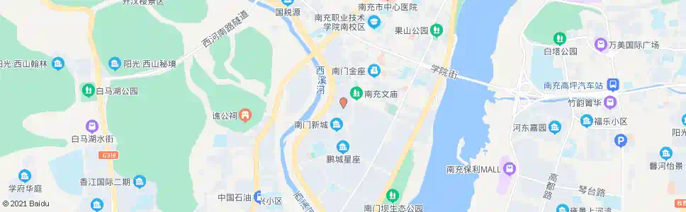 南充三步街口_公交站地图_南充公交_妙搜公交查询2025