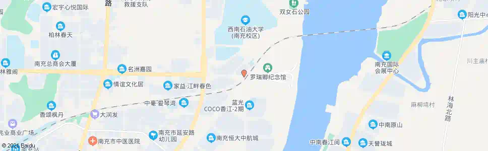 南充将军路_公交站地图_南充公交_妙搜公交查询2025