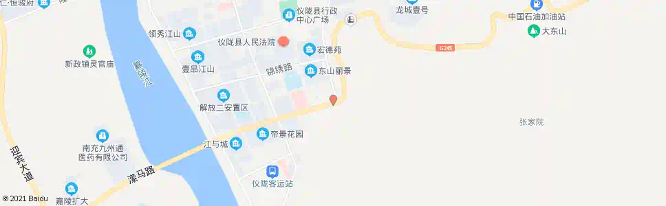 南充南新路口_公交站地图_南充公交_妙搜公交查询2025