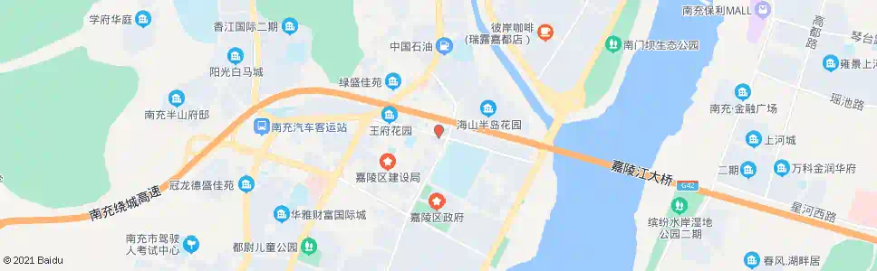 南充紫府路二段_公交站地图_南充公交_妙搜公交查询2025