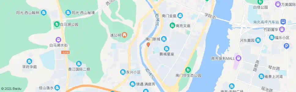 南充格兰春天_公交站地图_南充公交_妙搜公交查询2025