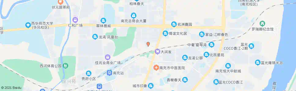 南充凤天路_公交站地图_南充公交_妙搜公交查询2025