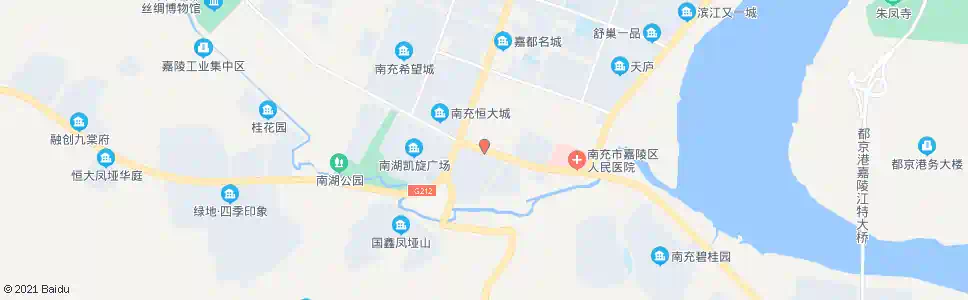 南充春江路一段_公交站地图_南充公交_妙搜公交查询2025