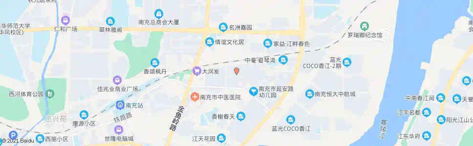 南充龙吟水郡_公交站地图_南充公交_妙搜公交查询2025