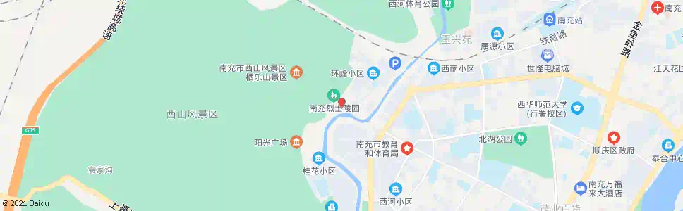 南充桂花路口_公交站地图_南充公交_妙搜公交查询2025