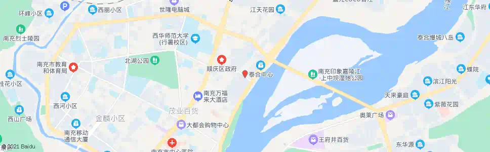 南充果城路_公交站地图_南充公交_妙搜公交查询2025
