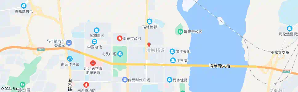 南充万年东路_公交站地图_南充公交_妙搜公交查询2025