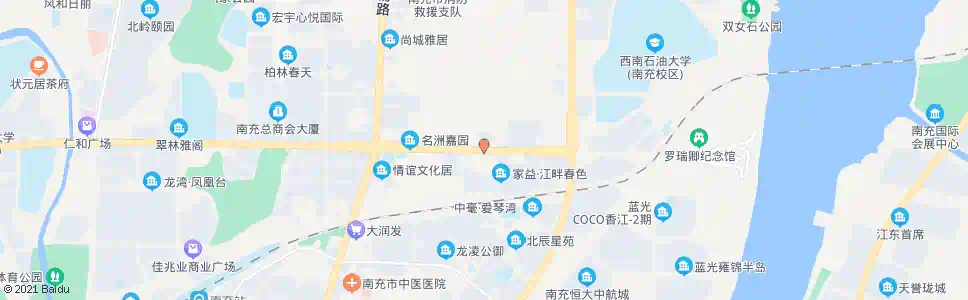 南充石油南路口_公交站地图_南充公交_妙搜公交查询2025