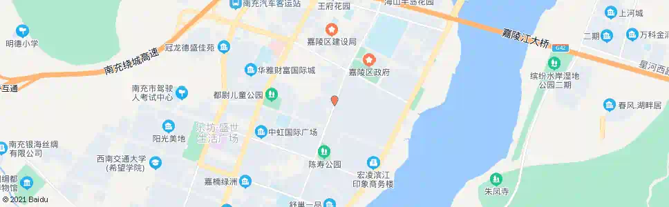 南充光彩大市场西_公交站地图_南充公交_妙搜公交查询2025