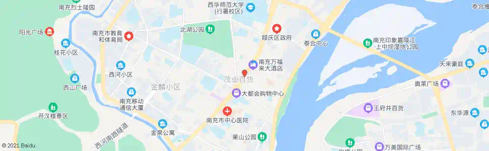 南充人民中路_公交站地图_南充公交_妙搜公交查询2025