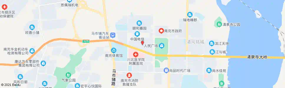 南充春风玫瑰园_公交站地图_南充公交_妙搜公交查询2025