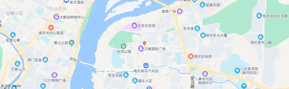 南充鹤鸣花园_公交站地图_南充公交_妙搜公交查询2025