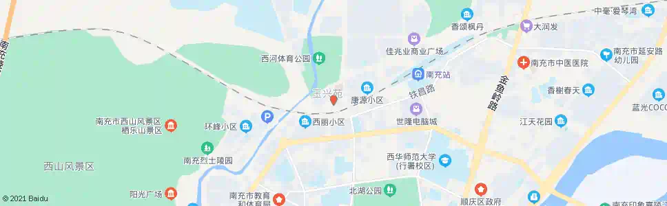 南充公交公司新区_公交站地图_南充公交_妙搜公交查询2025