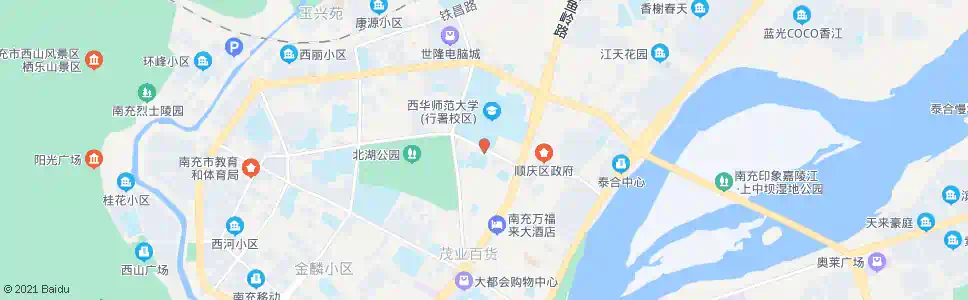 南充育英路_公交站地图_南充公交_妙搜公交查询2025