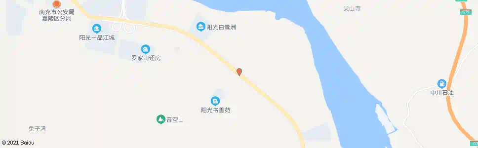 南充何家院子_公交站地图_南充公交_妙搜公交查询2025
