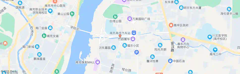 南充临溪街中段_公交站地图_南充公交_妙搜公交查询2025