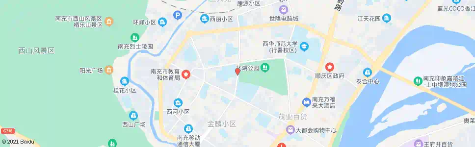 南充西河中路_公交站地图_南充公交_妙搜公交查询2025