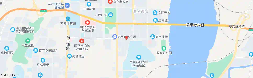 南充镇江东路_公交站地图_南充公交_妙搜公交查询2025