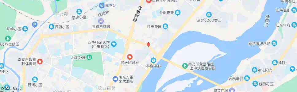 南充胜利路_公交站地图_南充公交_妙搜公交查询2025