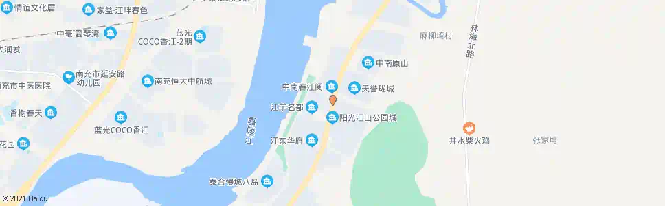 南充张村坝_公交站地图_南充公交_妙搜公交查询2025