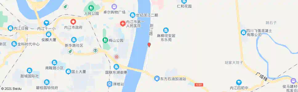 内江轻机厂_公交站地图_内江公交_妙搜公交查询2025
