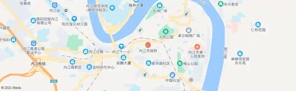内江冰厂_公交站地图_内江公交_妙搜公交查询2025