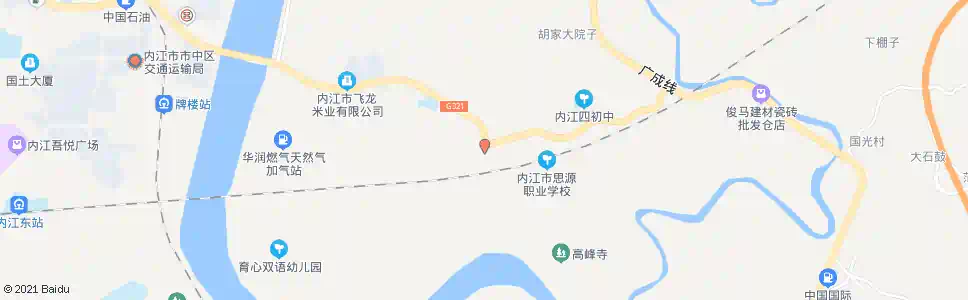 内江石油二区_公交站地图_内江公交_妙搜公交查询2025