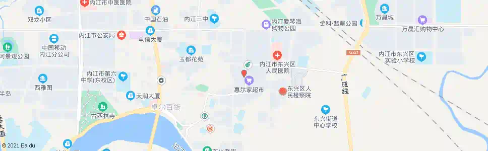 内江凤凰小区_公交站地图_内江公交_妙搜公交查询2025