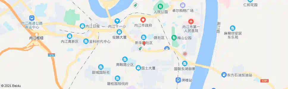 内江新华印刷厂_公交站地图_内江公交_妙搜公交查询2025