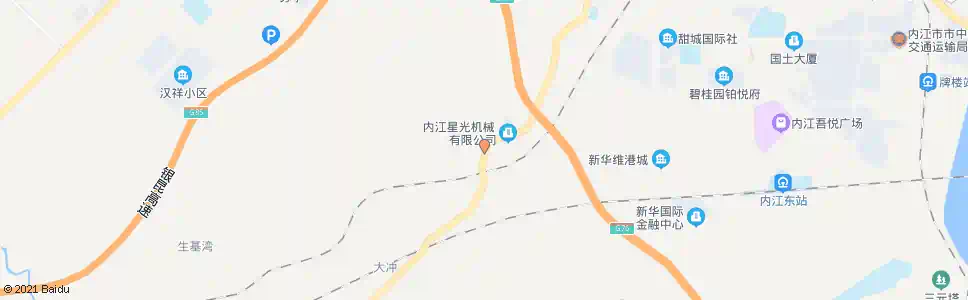 内江太子碑_公交站地图_内江公交_妙搜公交查询2025