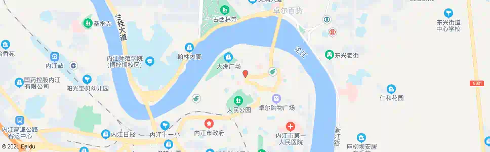 内江大同街_公交站地图_内江公交_妙搜公交查询2025