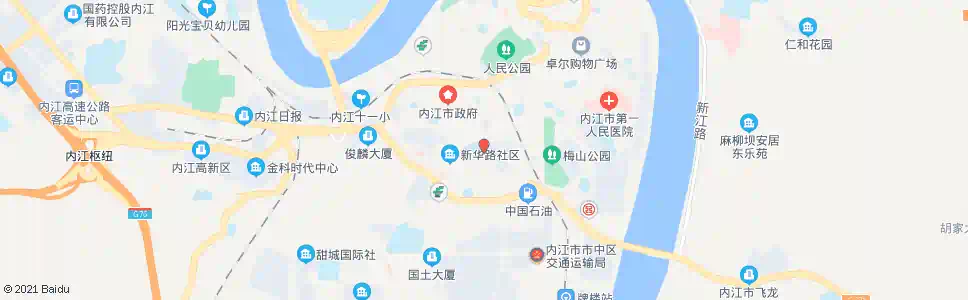 内江市人大_公交站地图_内江公交_妙搜公交查询2025
