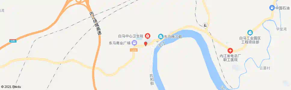 内江白马镇_公交站地图_内江公交_妙搜公交查询2025