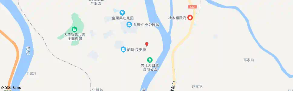 内江大自然_公交站地图_内江公交_妙搜公交查询2025