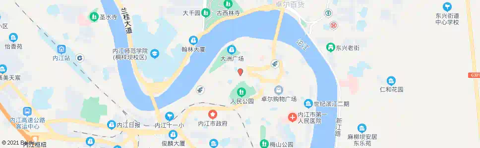 内江中医院_公交站地图_内江公交_妙搜公交查询2025