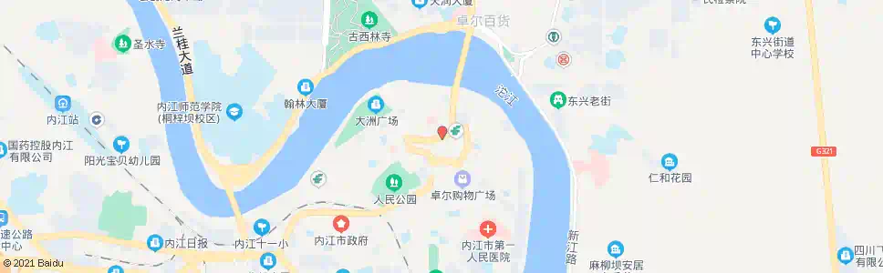 内江沱江剧院_公交站地图_内江公交_妙搜公交查询2025