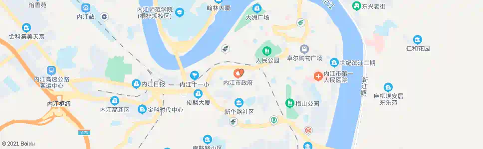内江交警大队_公交站地图_内江公交_妙搜公交查询2025