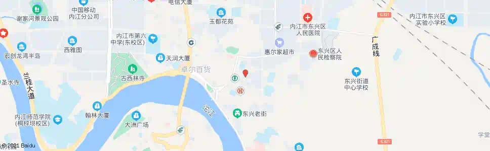 内江东兴区政府_公交站地图_内江公交_妙搜公交查询2025
