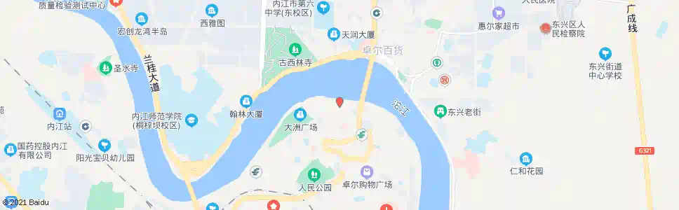内江大洲桥_公交站地图_内江公交_妙搜公交查询2025