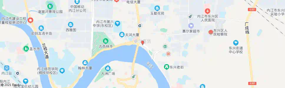 内江西林桥北_公交站地图_内江公交_妙搜公交查询2025