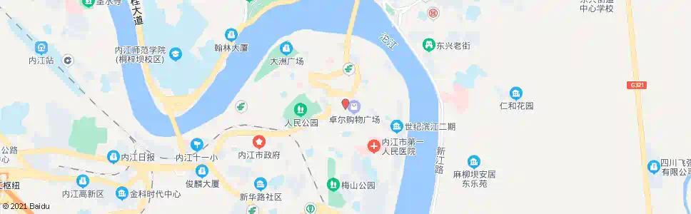 内江上南街_公交站地图_内江公交_妙搜公交查询2025