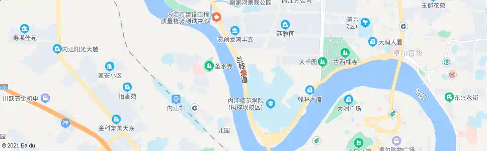 内江二水厂_公交站地图_内江公交_妙搜公交查询2025