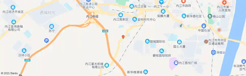 内江大修厂_公交站地图_内江公交_妙搜公交查询2025