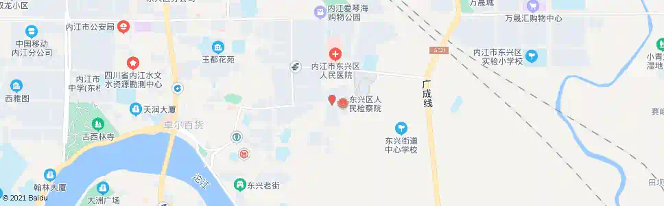 内江倒碑_公交站地图_内江公交_妙搜公交查询2025