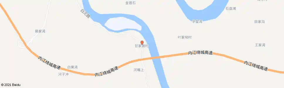 内江甘家渡_公交站地图_内江公交_妙搜公交查询2025
