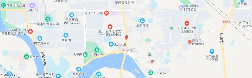 内江月儿湾_公交站地图_内江公交_妙搜公交查询2025