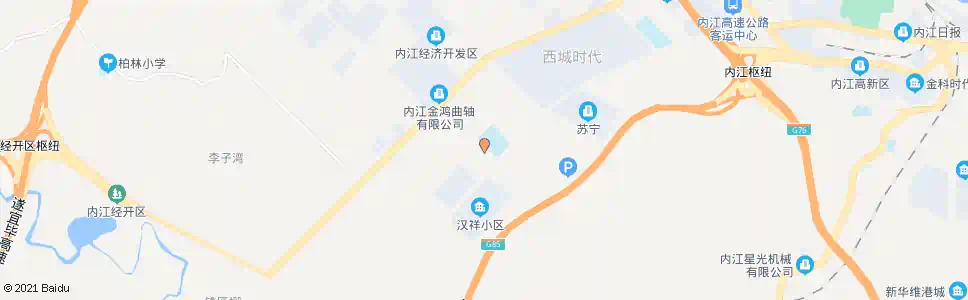 内江城西工业园_公交站地图_内江公交_妙搜公交查询2025