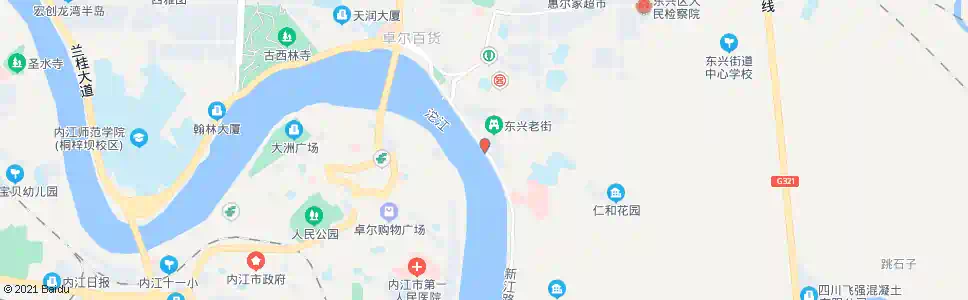 内江加州蓝湾_公交站地图_内江公交_妙搜公交查询2025